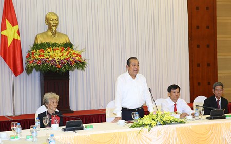 Phó Thủ tướng Trương Hòa Bình tiếp đoàn đại biểu người có công tỉnh Đồng Tháp